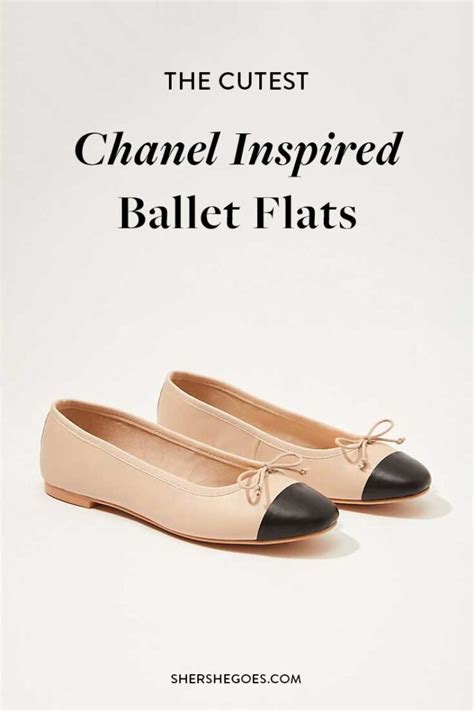 chanel flats look alike|chanel look alike ballet flats.